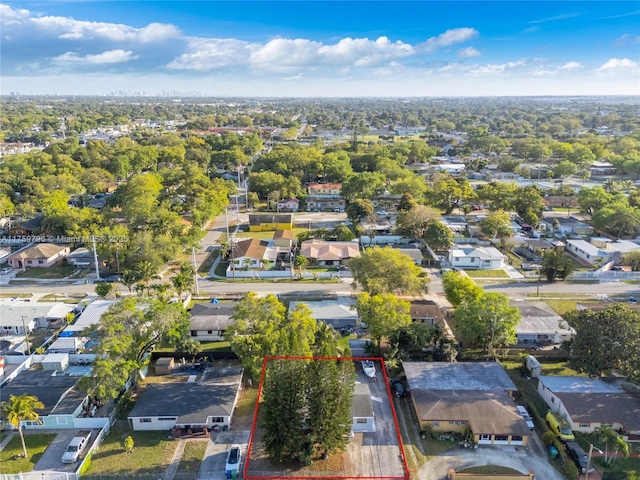 birds eye view of property featuring a residential view