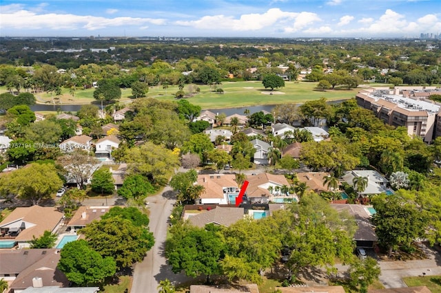 17 Boxwood Rd, Hollywood, FL 33021 - birds eye view of property featuring a residential view and view of golf course