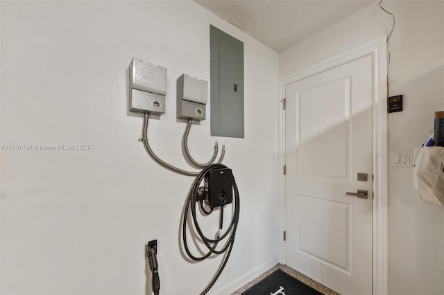 17 Boxwood Rd, Hollywood, FL 33021 - entryway with electric panel and baseboards
