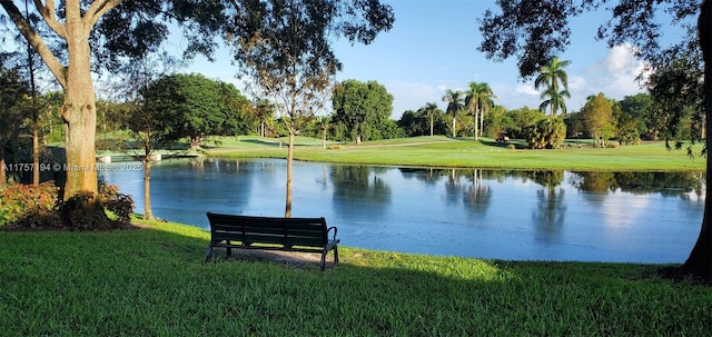 17 Boxwood Rd, Hollywood, FL 33021 - view of community with a yard and a water view