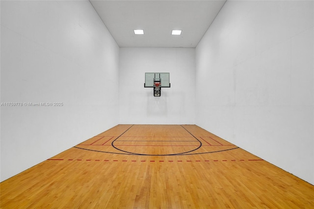 view of basketball court with community basketball court