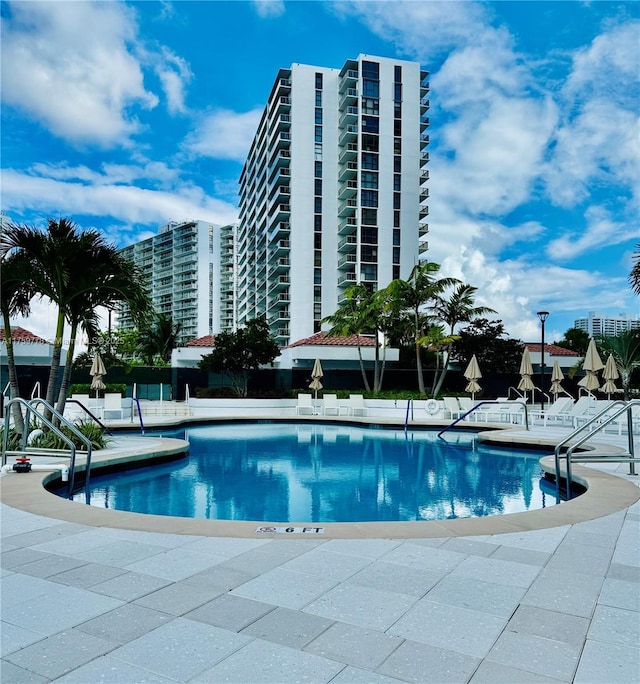 view of community pool