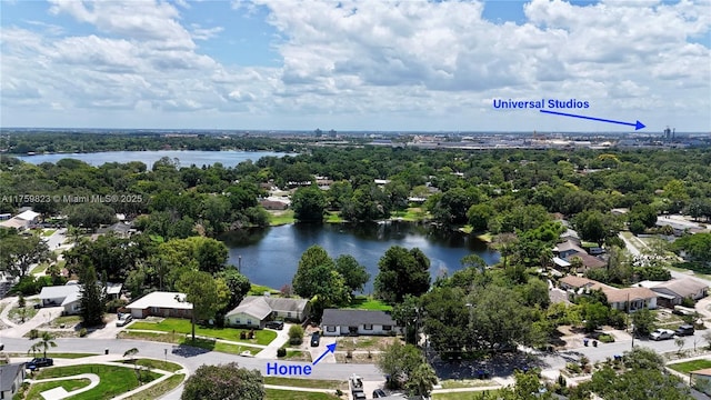 5127 Glasgow Ave, Orlando, FL 32819 - birds eye view of property featuring a residential view and a water view