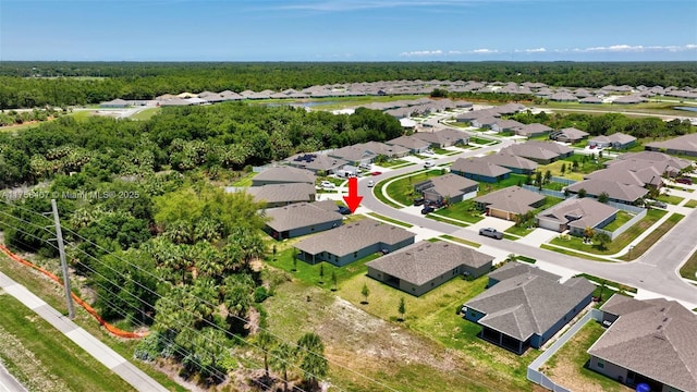 5338 Lugo St, Fort Pierce, FL 34951 - birds eye view of property with a residential view