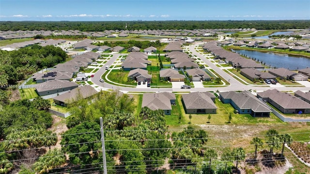 5338 Lugo St, Fort Pierce, FL 34951 - aerial view with a residential view and a water view
