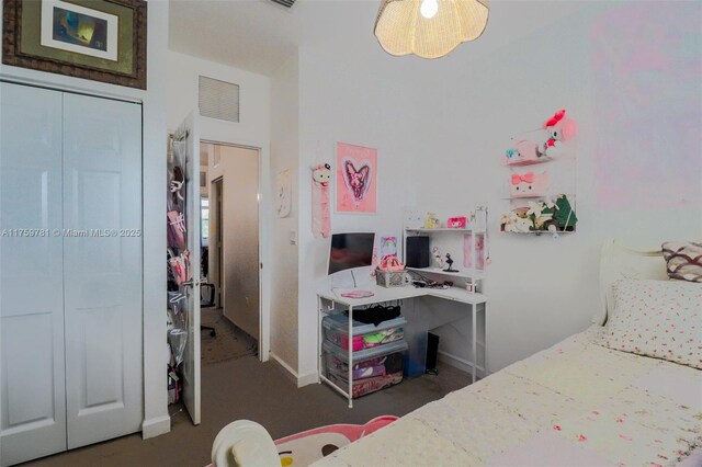 2853 SE 1st Dr Unit 4, Homestead, FL 33033 - bedroom featuring a closet and visible vents