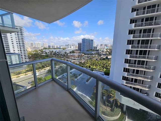 17315 Collins Ave Unit 1107, Sunny Isles Beach, FL 33160 - balcony with a city view