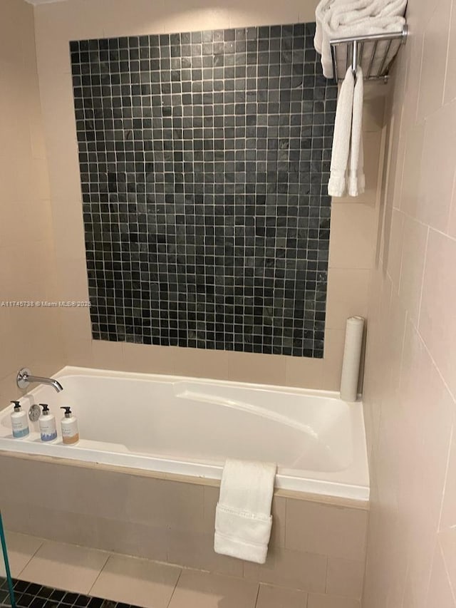 17315 Collins Ave Unit 1107, Sunny Isles Beach, FL 33160 - full bath with tile patterned floors