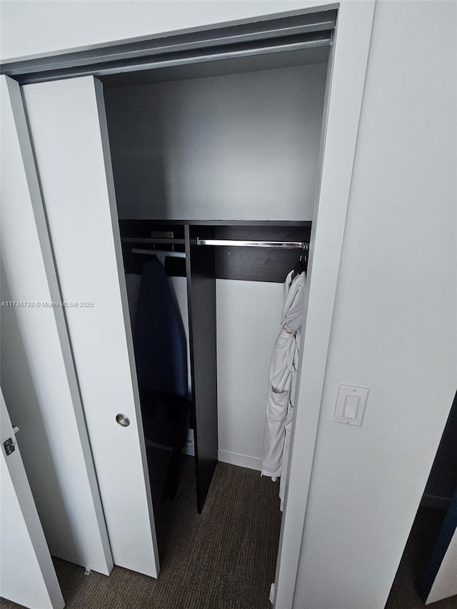 view of closet