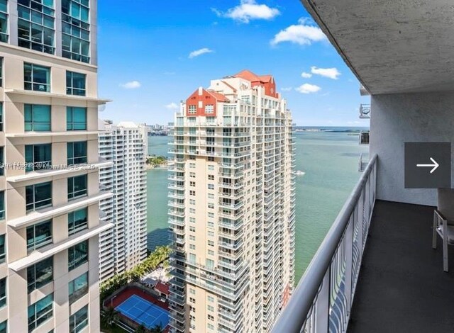 1200 Brickell Bay Dr Unit 3318, Miami, FL 33131 - view of apartment building / complex featuring a water view
