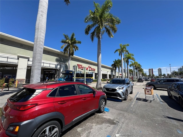 view of uncovered parking lot