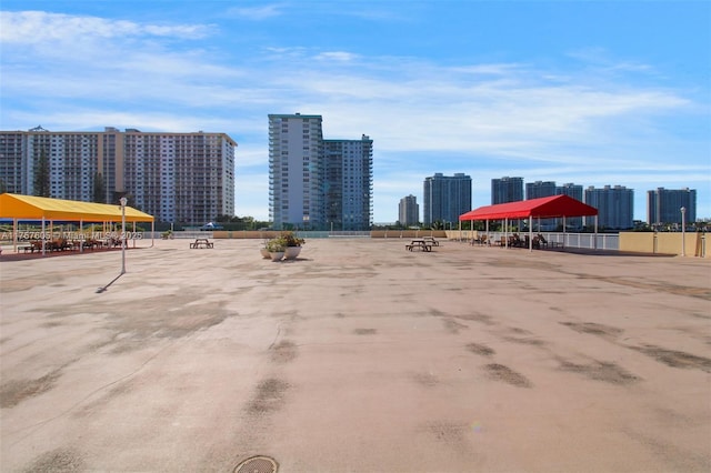 view of community with a view of city