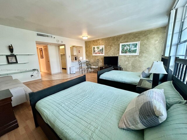 100 Lincoln Rd Unit 329, Miami Beach, FL 33139 - bedroom featuring light wood-type flooring