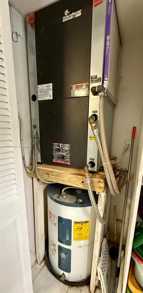 view of utility room