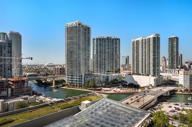 68 SE 6th St Unit 1404, Miami, FL 33131 - view of city featuring a water view