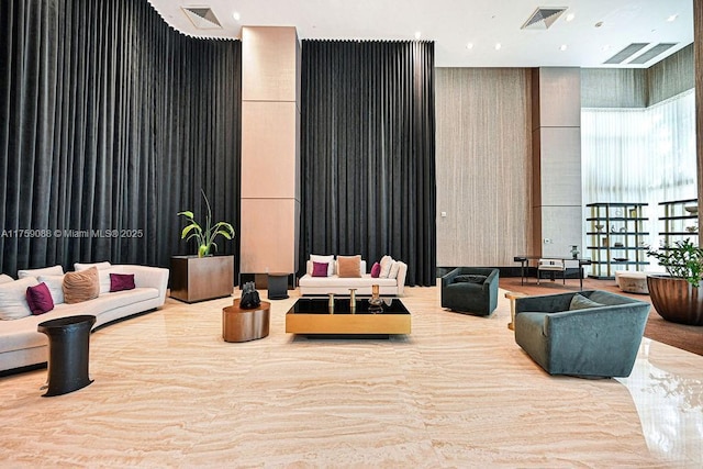 950 Brickell Bay Dr Unit 3605, Miami, FL 33131 - lobby featuring visible vents