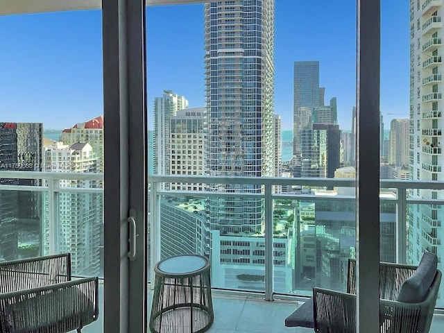 950 Brickell Bay Dr Unit 3605, Miami, FL 33131 - balcony with a city view