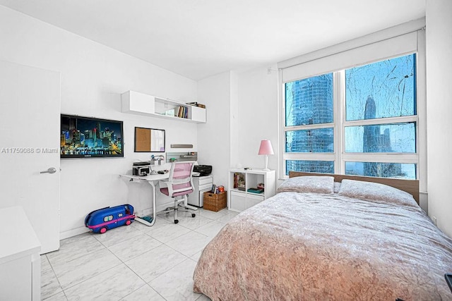 950 Brickell Bay Dr Unit 3605, Miami, FL 33131 - bedroom featuring tile patterned floors