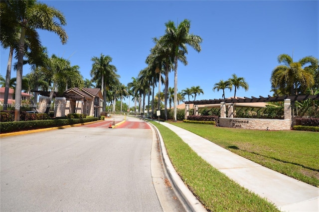14065 S Cypress Cove Cir, Davie, FL 33325 - view of road with curbs and sidewalks