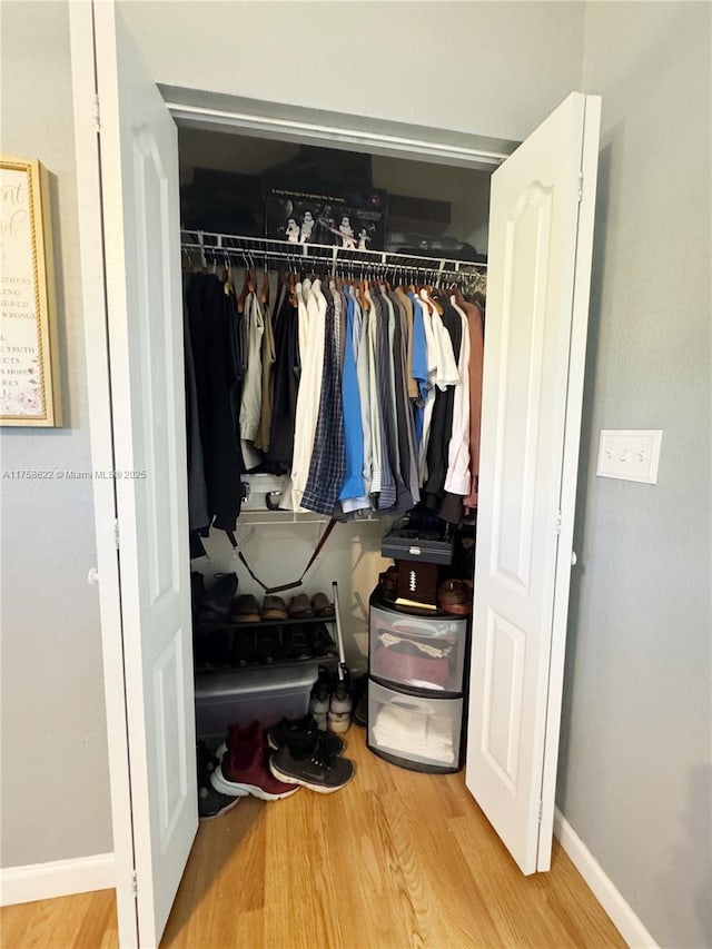 view of closet