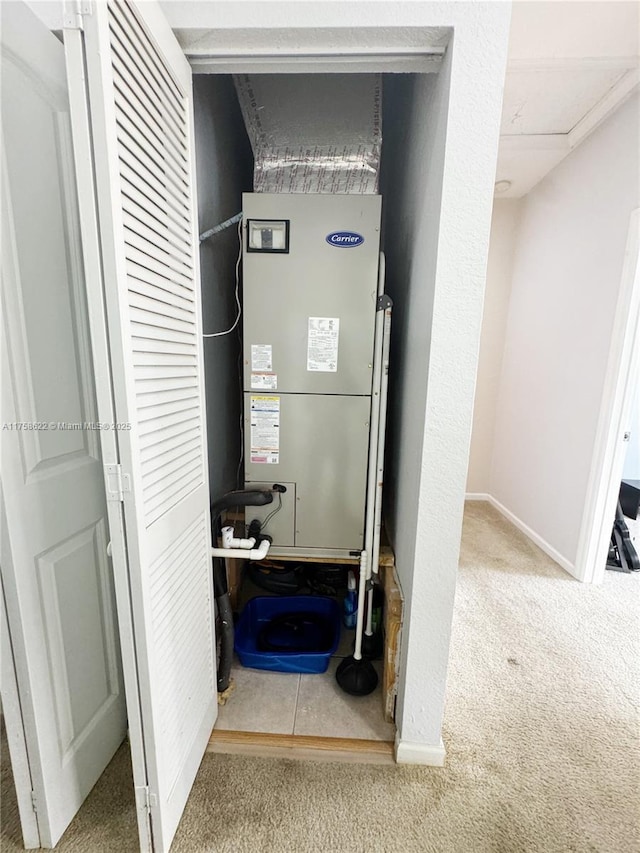 2620 Pierce St Unit A2, Hollywood, FL 33020 - utility room featuring heating unit