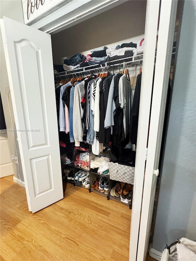 view of closet