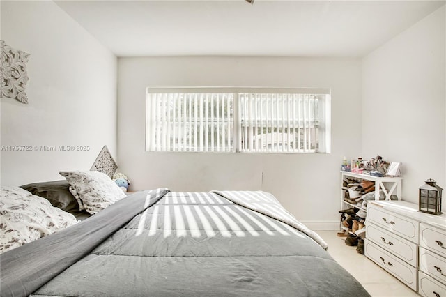 bedroom with baseboards