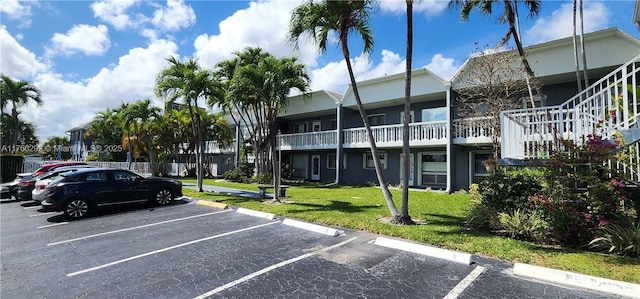 view of uncovered parking lot