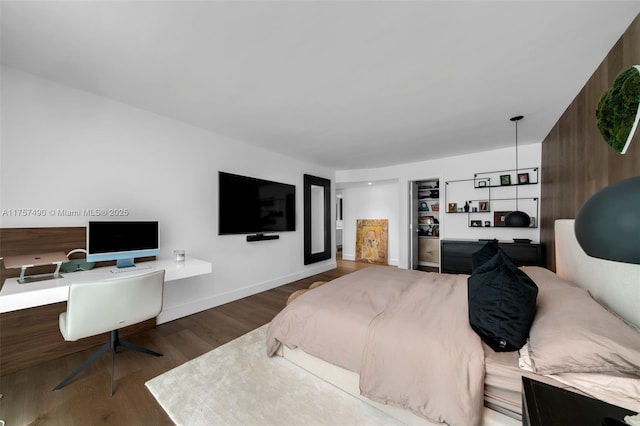 1000 Quayside Ter Unit 1812, Miami, FL 33138 - bedroom featuring baseboards and wood finished floors