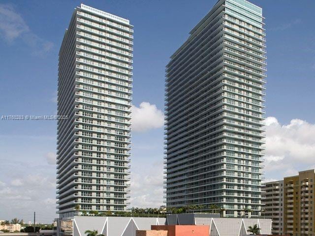 view of building exterior with a view of city