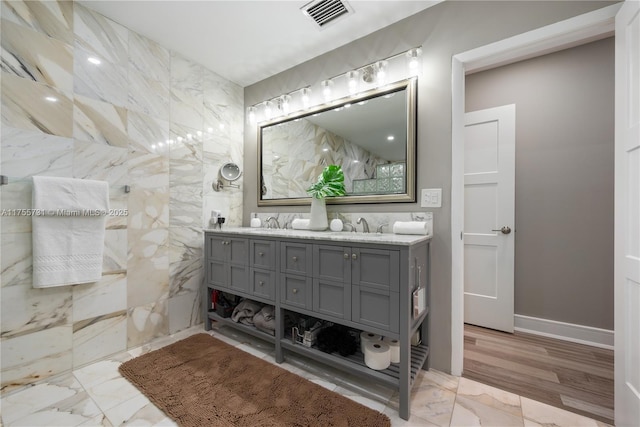 8234 SW 60th Ct, South Miami, FL 33143 - full bath with double vanity and baseboards
