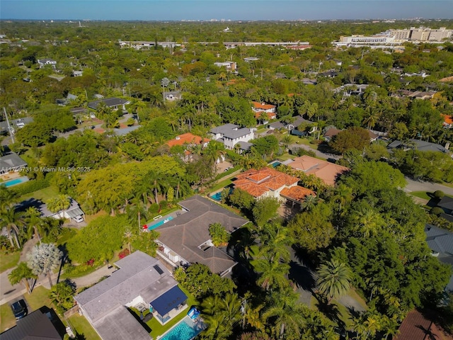 drone / aerial view featuring a residential view