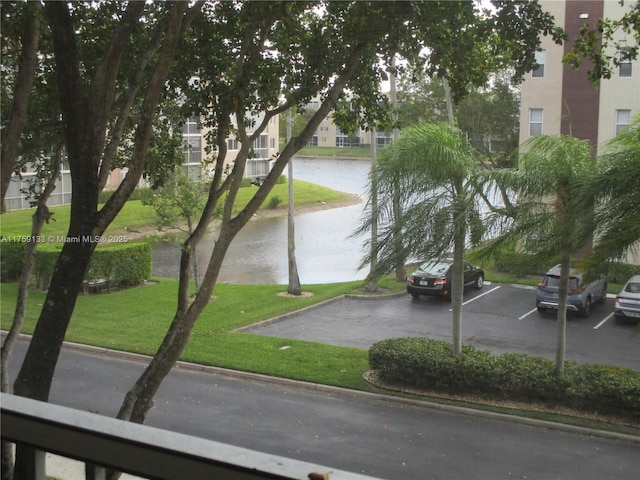 view of water feature