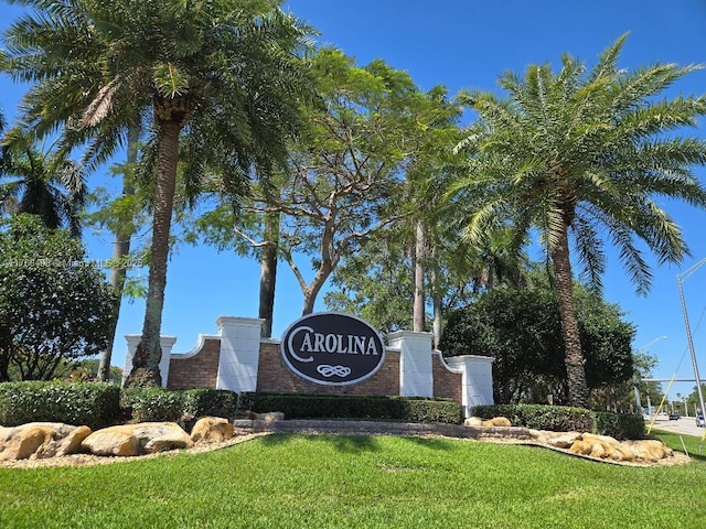 6938 NW 33rd St, Margate, FL 33063 - community sign featuring a yard