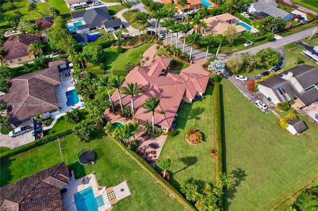 birds eye view of property featuring a residential view