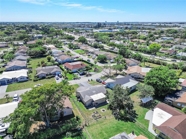 birds eye view of property featuring a residential view