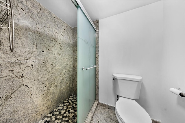 3113 S Ocean Dr Unit 506, Hallandale Beach, FL 33009 - bathroom featuring toilet and a stall shower
