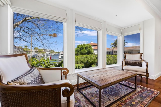 1117 Bella Vista Ave, Coral Gables, FL 33156 - sunroom with a water view