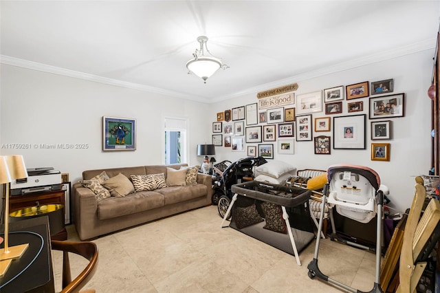 1117 Bella Vista Ave, Coral Gables, FL 33156 - tiled office with ornamental molding