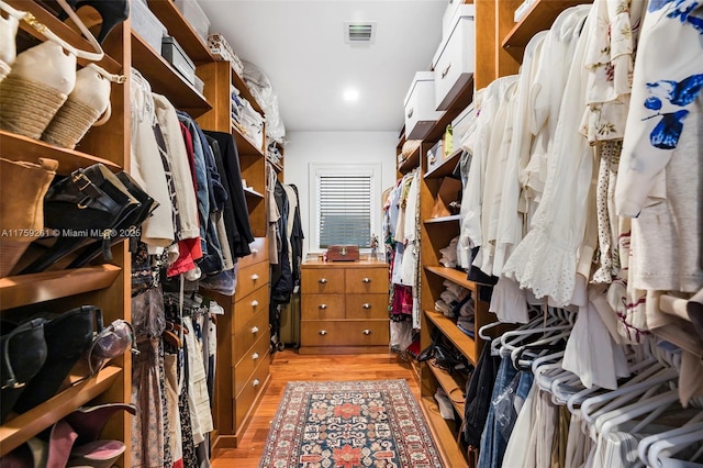 1117 Bella Vista Ave, Coral Gables, FL 33156 - spacious closet with light wood-style floors and visible vents