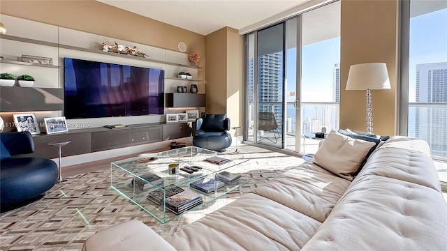 2600 E Hallandale Beach Blvd Unit T3101, Hallandale Beach, FL 33009 - living room with expansive windows