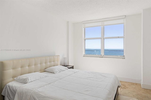 770 Claughton Island Dr Unit Ph-18, Miami, FL 33131 - bedroom featuring a textured ceiling and baseboards