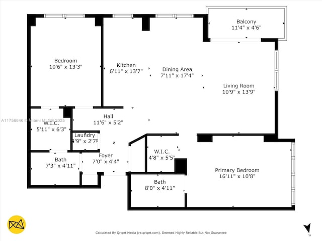 770 Claughton Island Dr Unit Ph-18, Miami, FL 33131 - floor plan