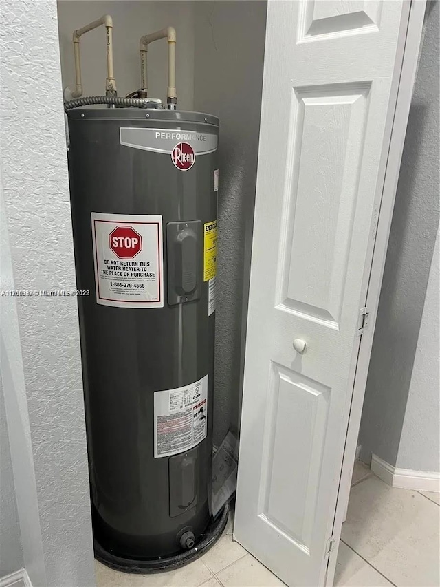 utilities with electric water heater