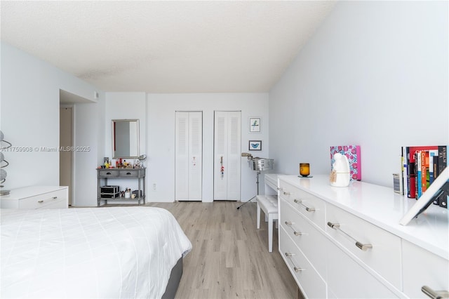 200 Leslie Dr Unit 430, Hallandale Beach, FL 33009 - bedroom with light wood finished floors