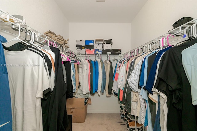 view of spacious closet