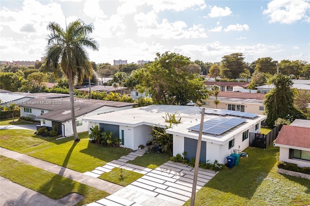 birds eye view of property featuring a residential view