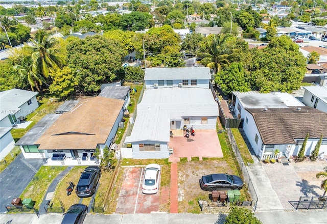 bird's eye view featuring a residential view