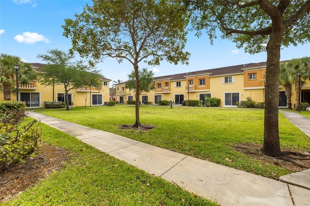 surrounding community featuring a lawn