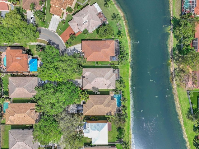 birds eye view of property featuring a residential view